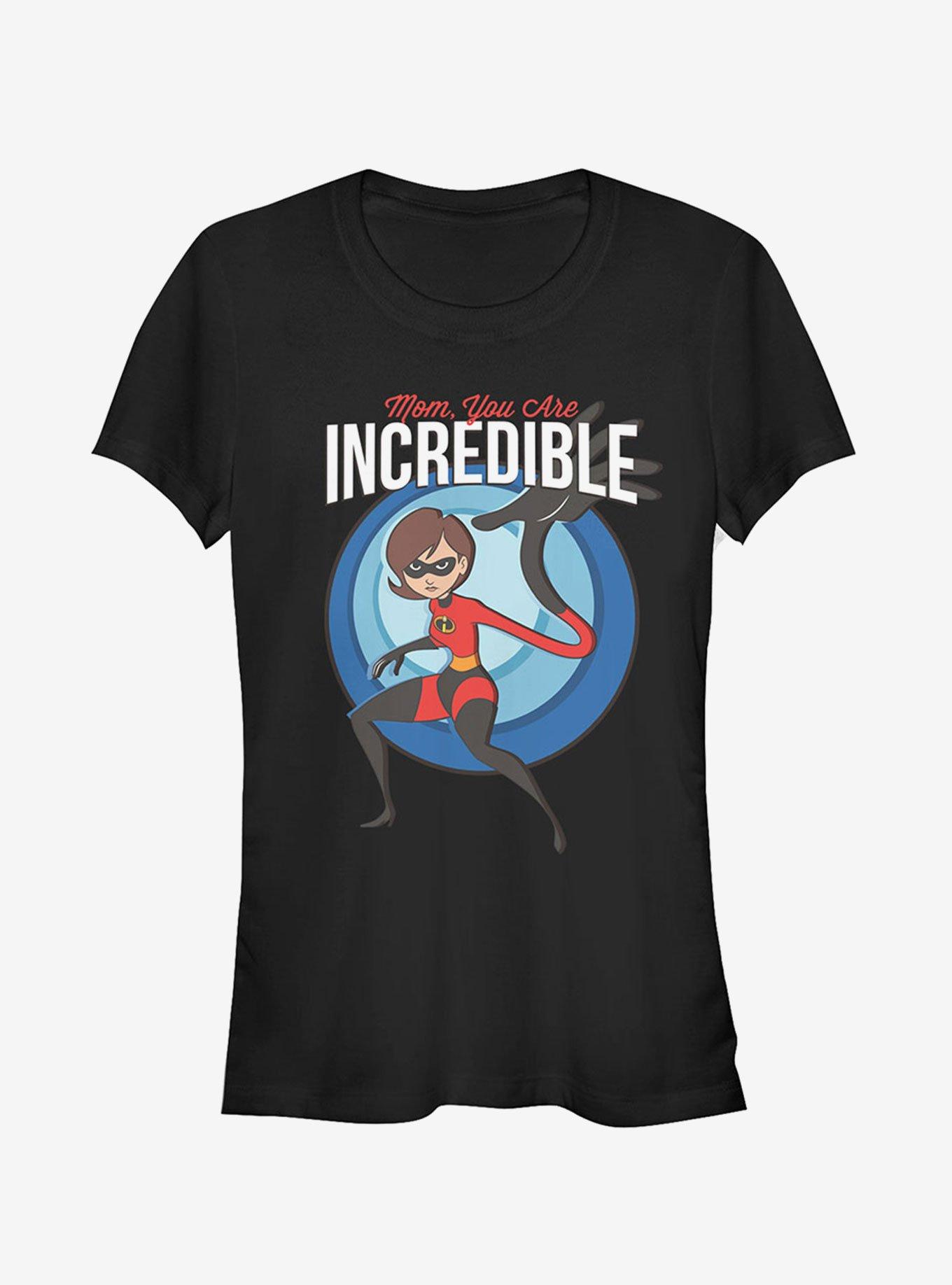 Disney Pixar The Incredibles Mom is Incredible Girls T-Shirt, BLACK, hi-res