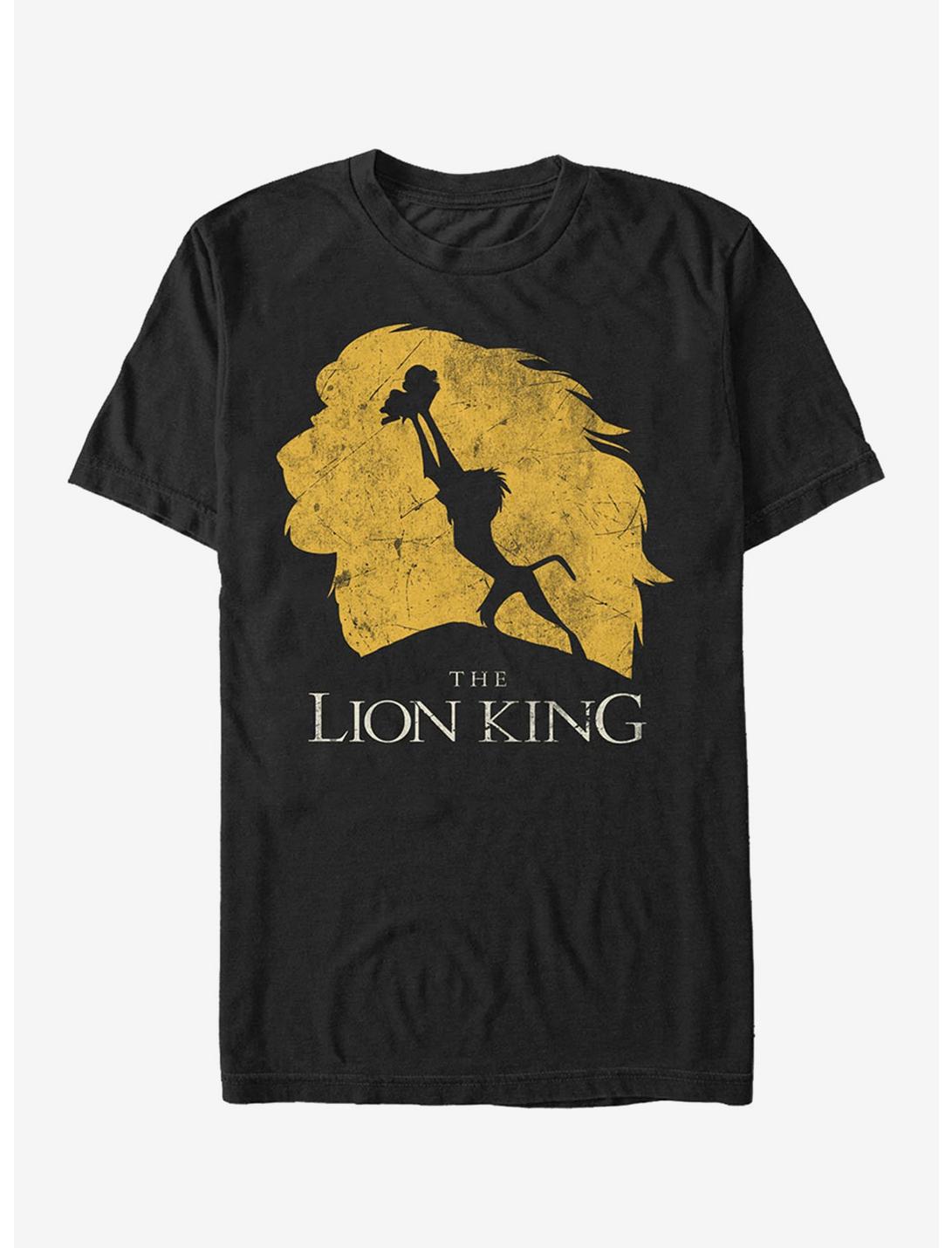 Disney Lion King Pride Rock Silhouette T-Shirt, BLACK, hi-res