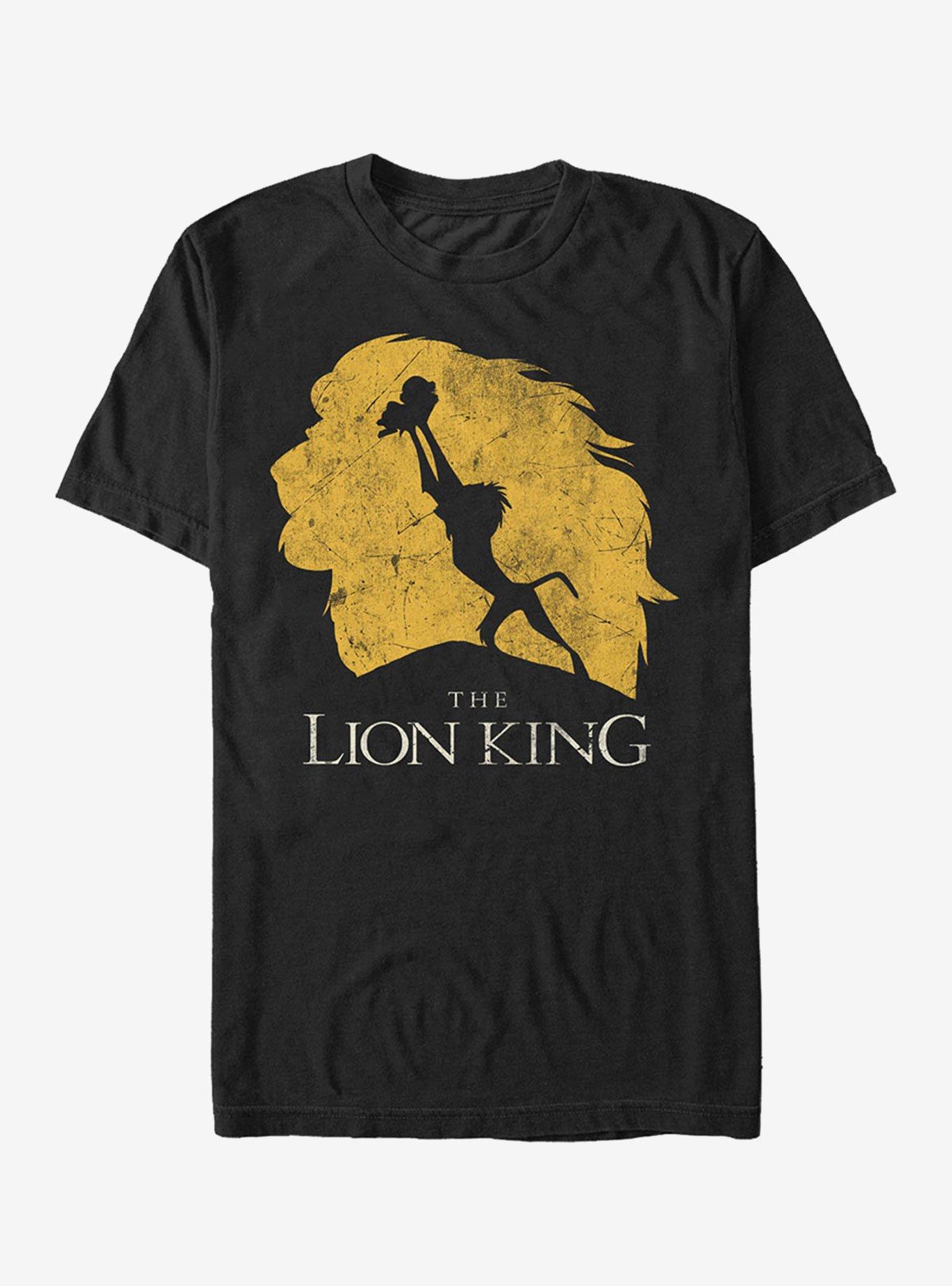 Disney Lion King Pride Rock Silhouette T-Shirt, BLACK, hi-res