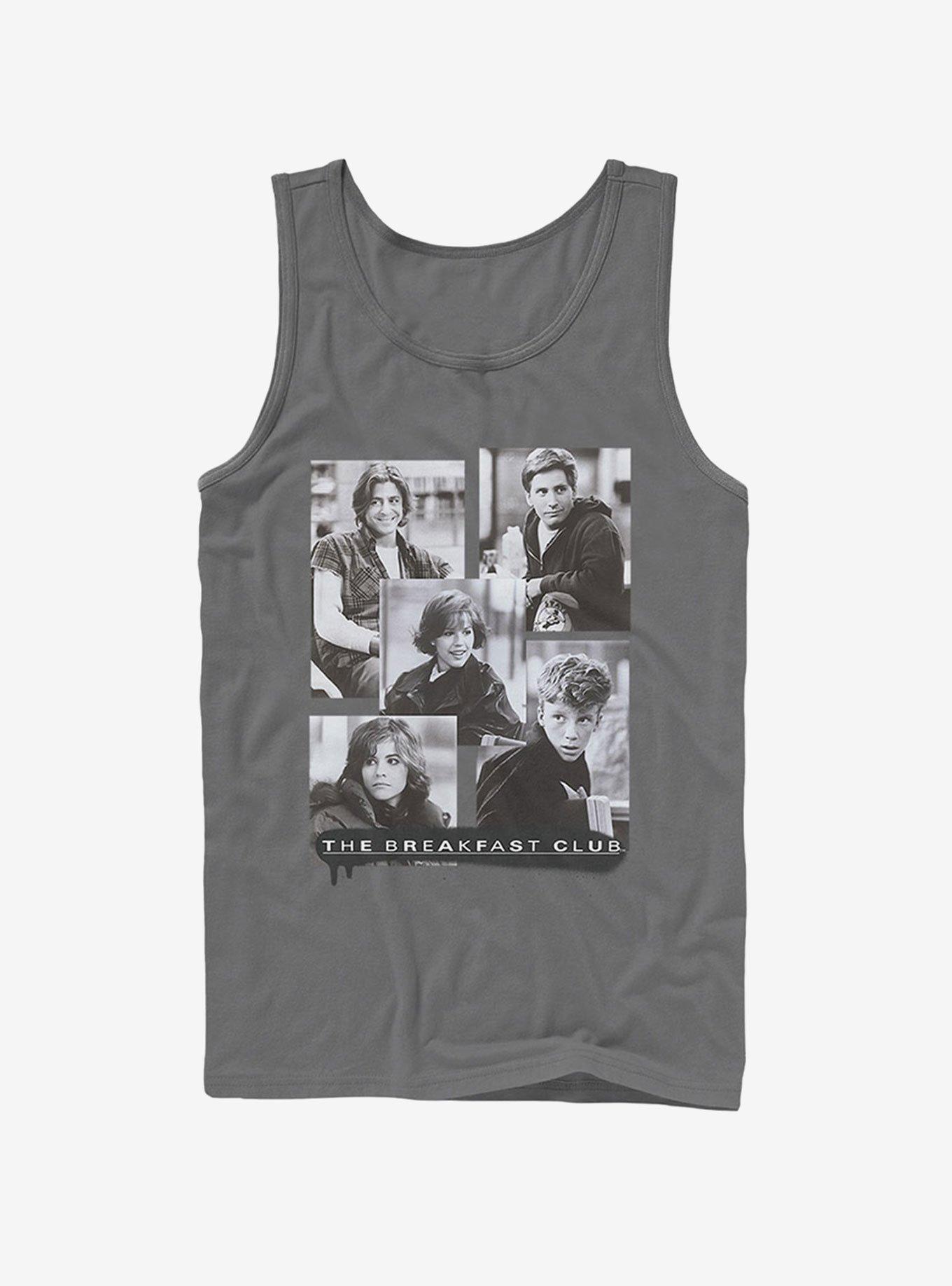 The Breakfast Club Character Photos Tank Top, CHARCOAL, hi-res