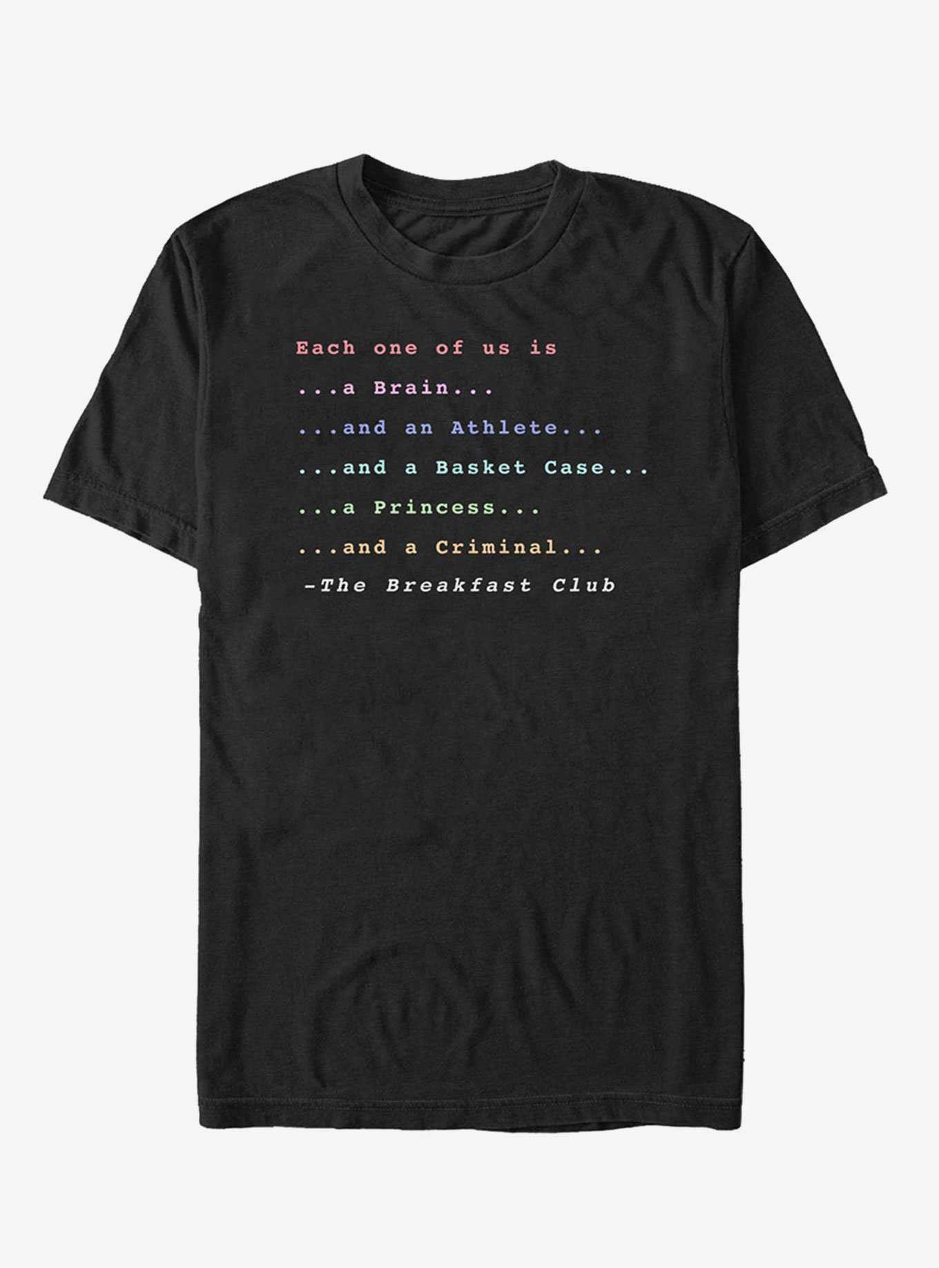 The Breakfast Club Each One Of Us Stereotype T-Shirt, , hi-res