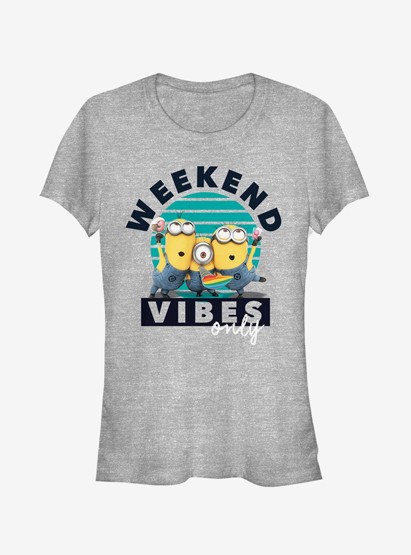 Minion Weekend Vibes Girls T-Shirt, , hi-res