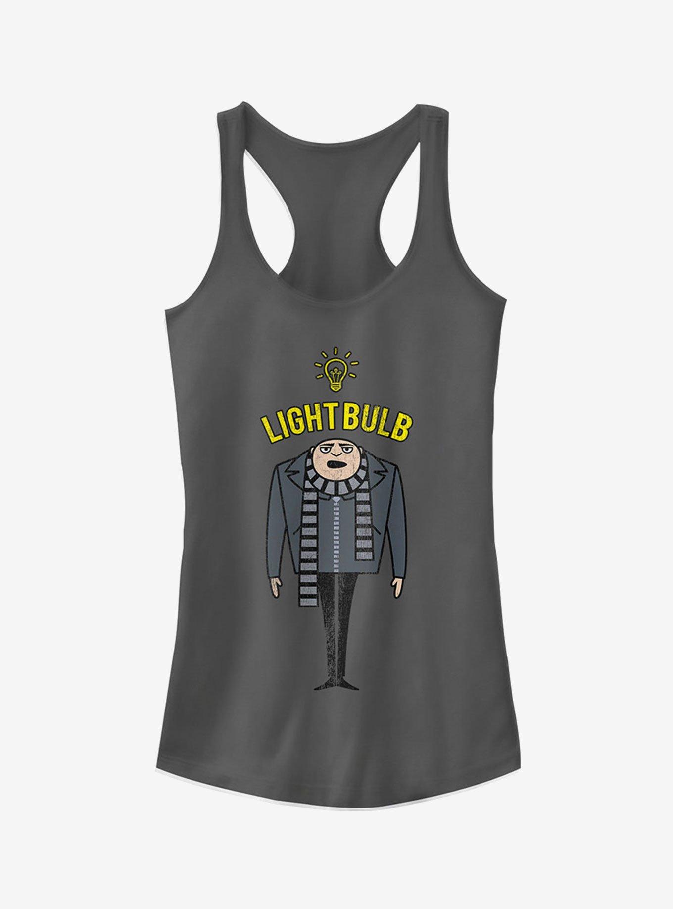 Minion Gru Lightbulb Girls Tank Top