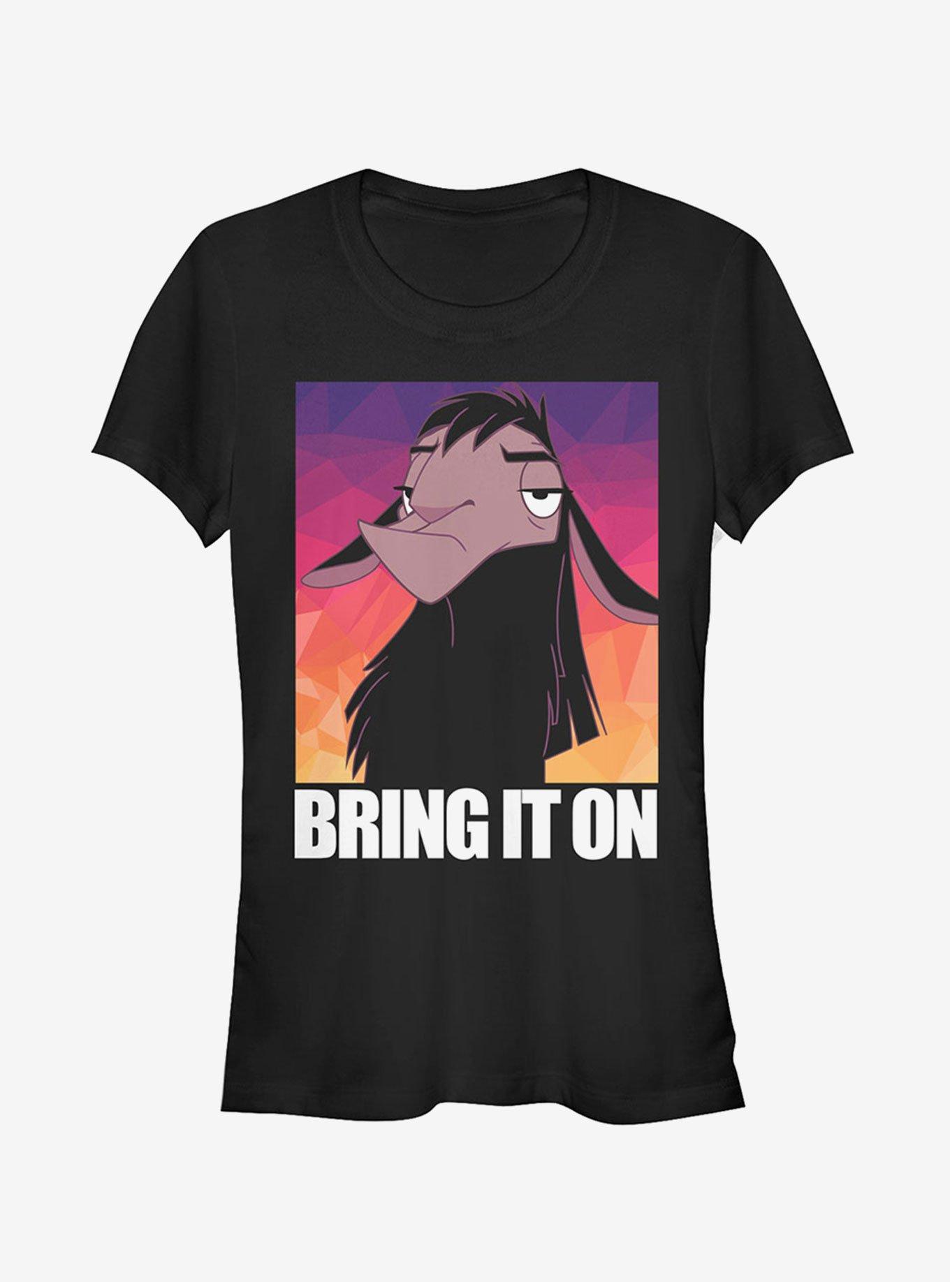 Disney The Emperor's New Groove Kuzco Bring It On Girls T-Shirt, BLACK, hi-res