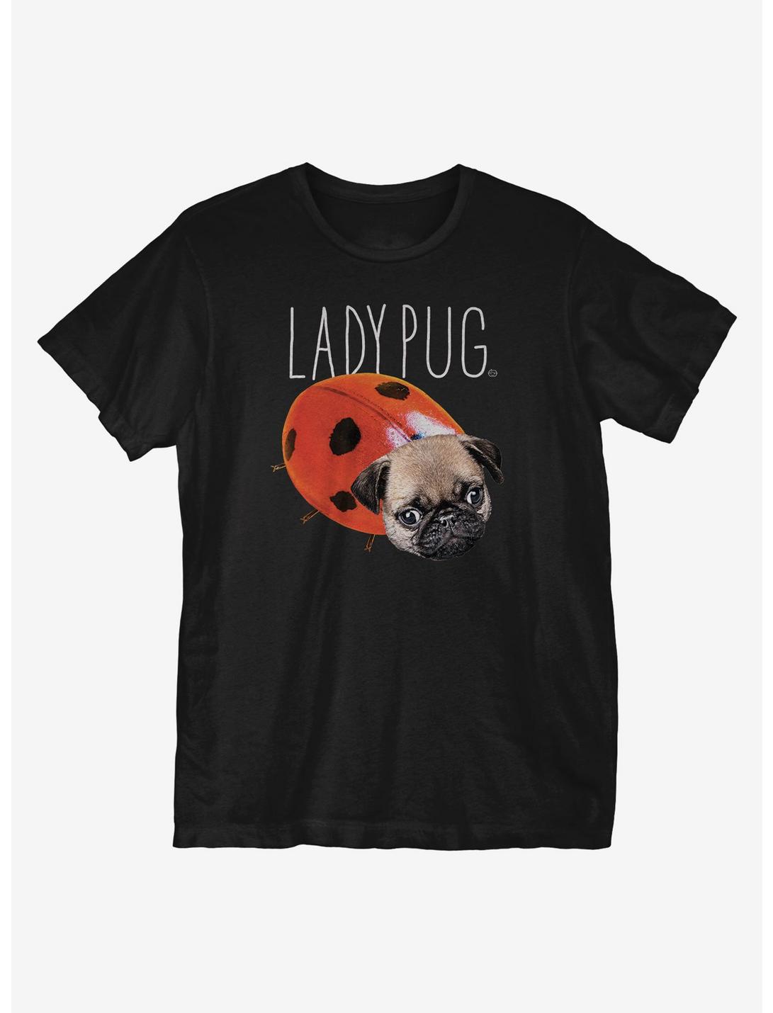 Ladypug T-Shirt, BLACK, hi-res