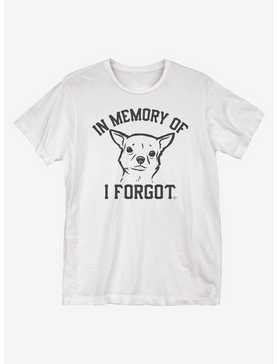 In Memory of I Forgot T-Shirt, , hi-res
