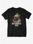 Notorious Pug AF T-Shirt, BLACK, hi-res