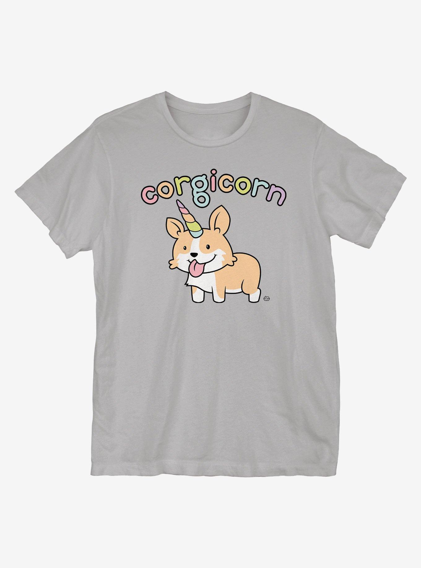 Corgicorn T-Shirt, STORM GREY, hi-res