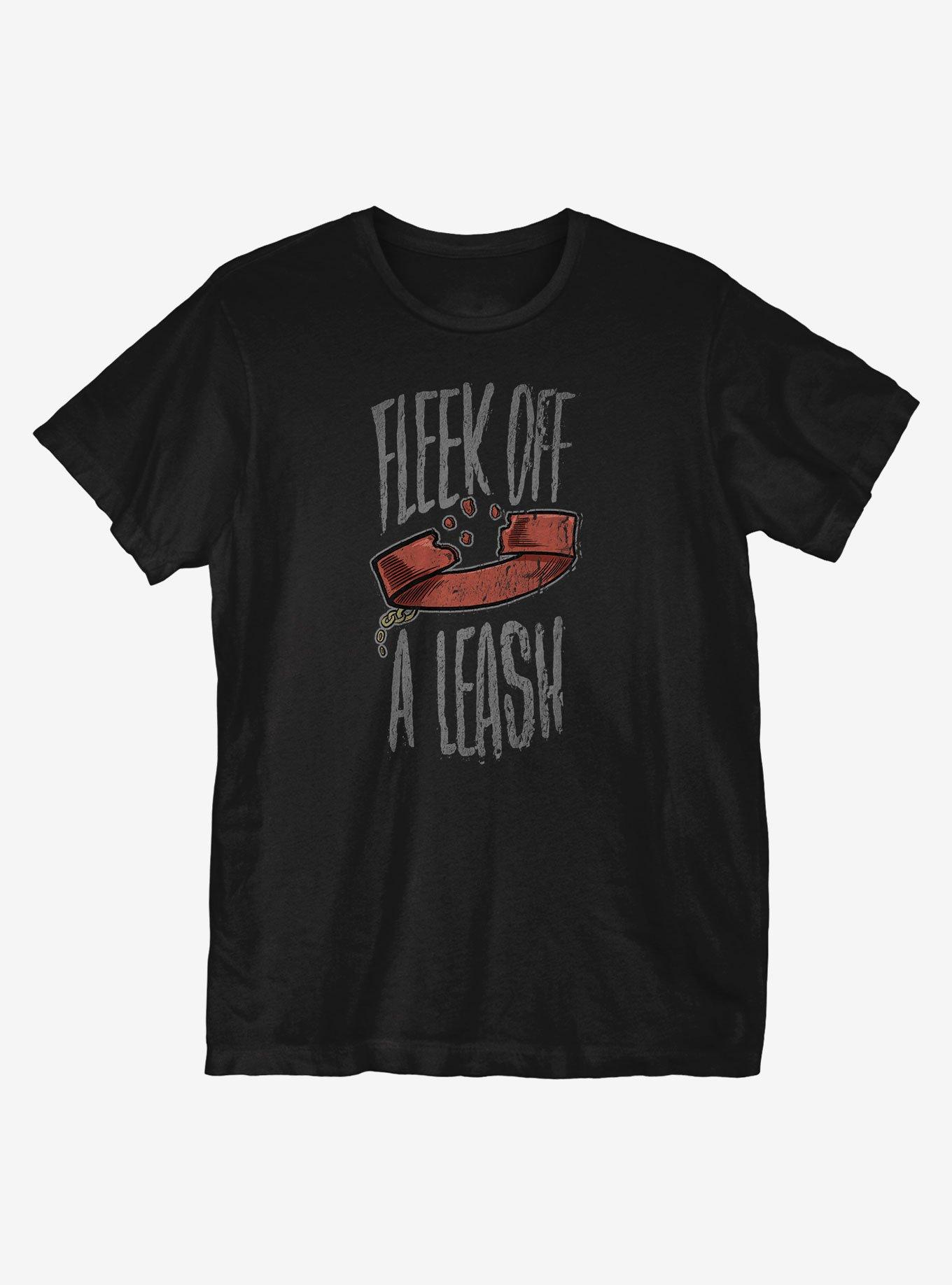 Fleek Off A Leash T-Shirt, BLACK, hi-res
