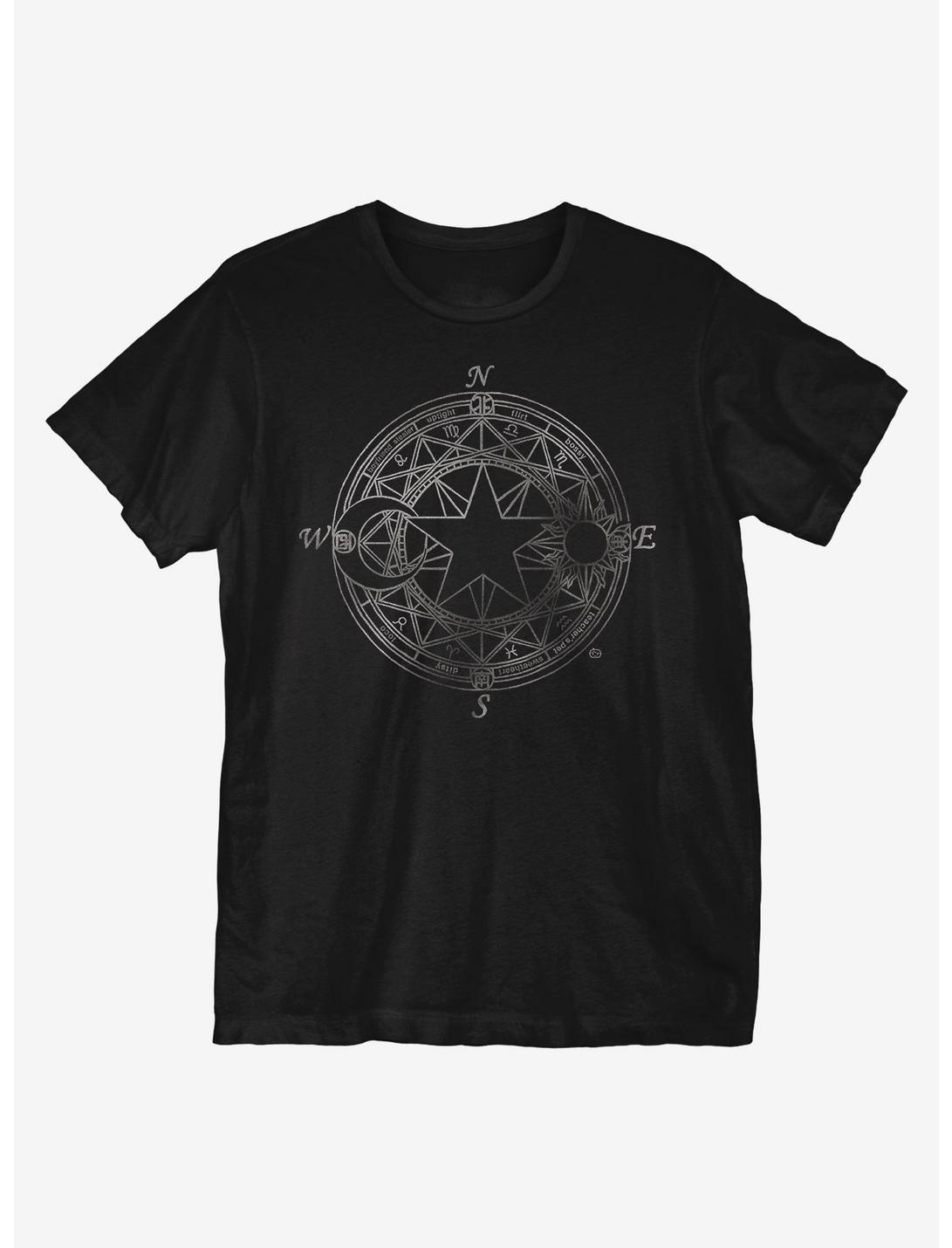 Zodiac Compass T-Shirt, BLACK, hi-res