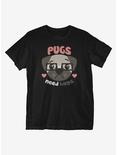 Pugs Need Hugs T-Shirt, BLACK, hi-res