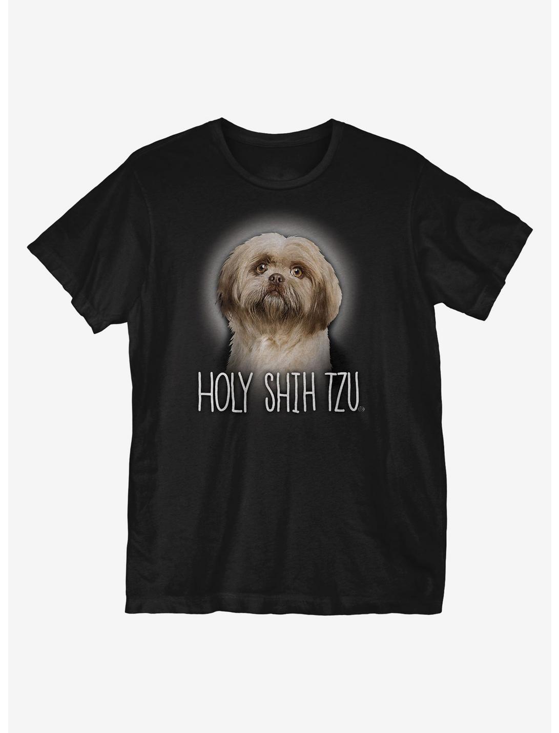 Holy Shih Tzu T-Shirt, BLACK, hi-res