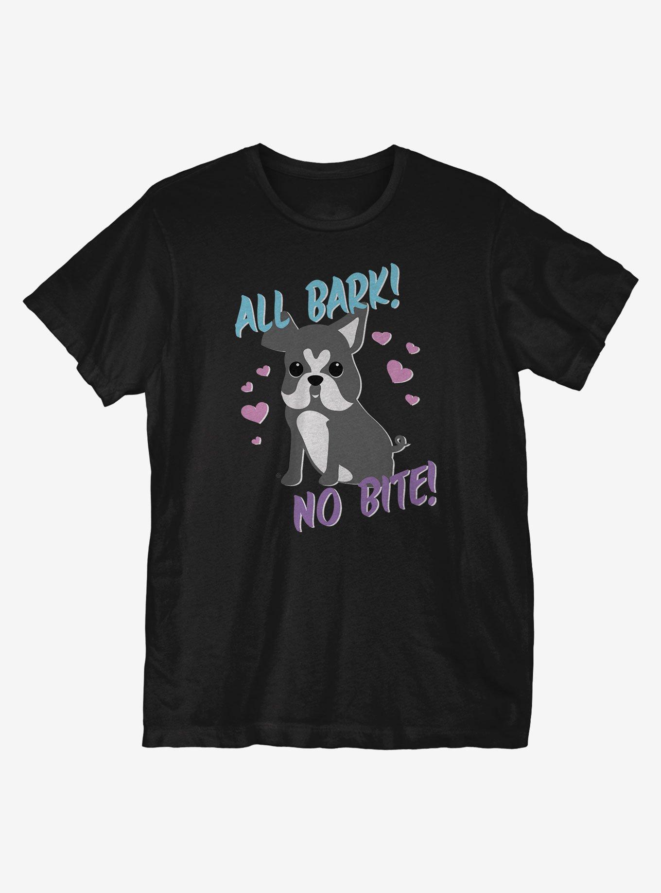 All Bark No Bite T-Shirt, BLACK, hi-res