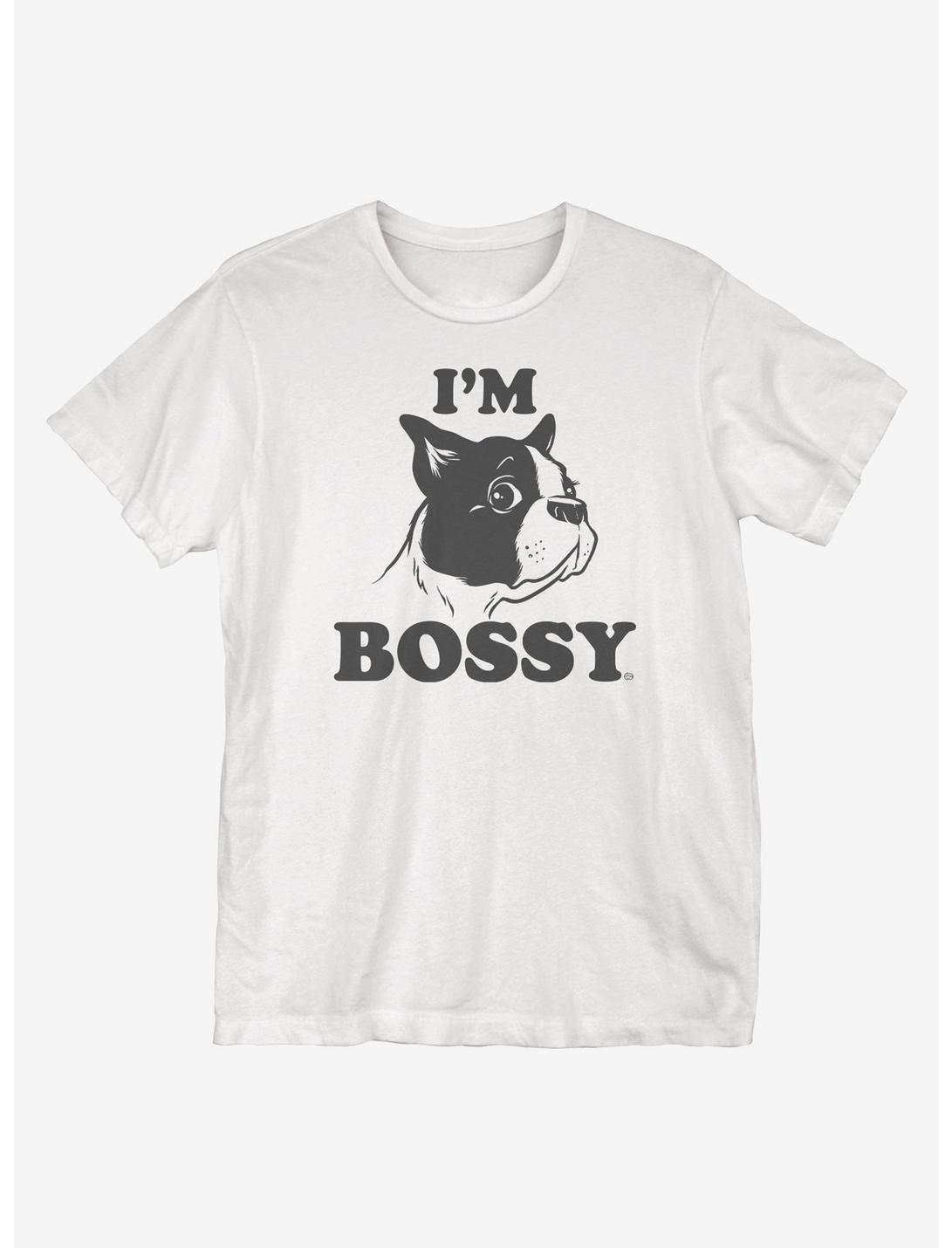 I'm Bossy T-Shirt, WHITE, hi-res