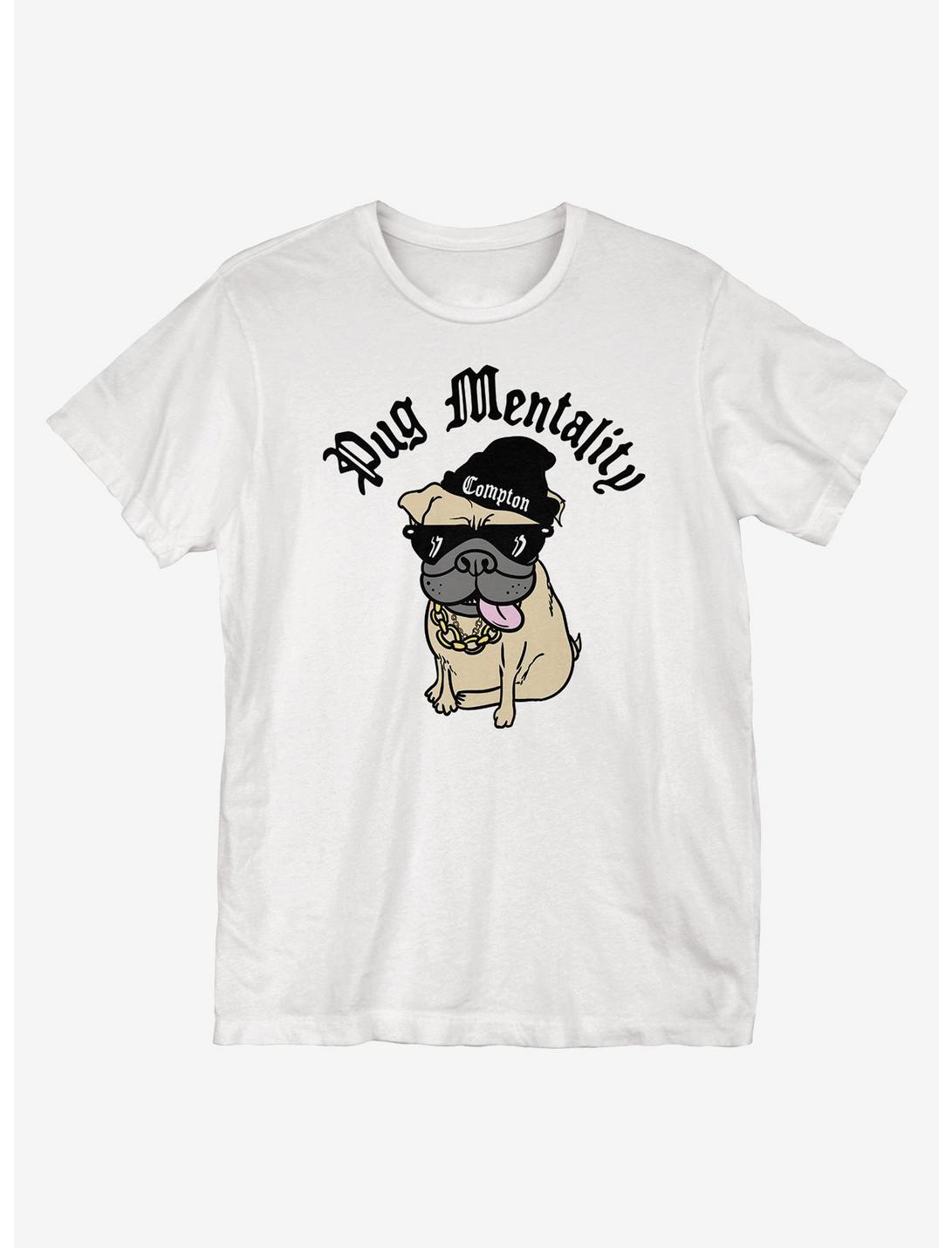 Pug Mentality T-Shirt, WHITE, hi-res