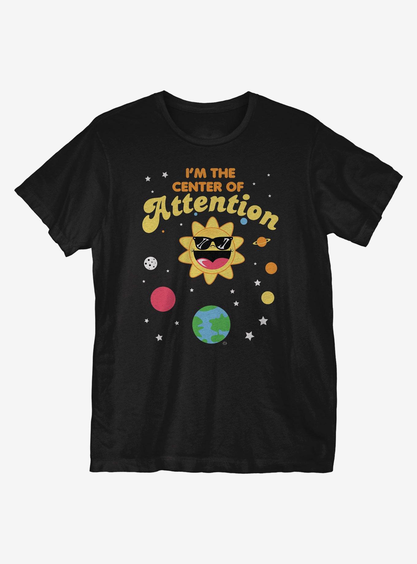 I'm The Center of Attention T-Shirt, BLACK, hi-res