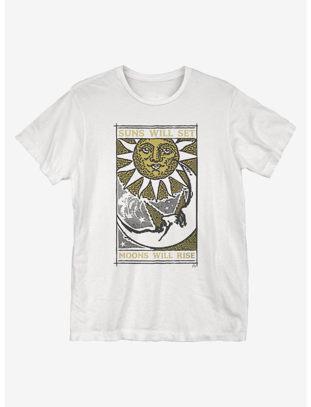 Suns and Moons T-Shirt, WHITE, hi-res