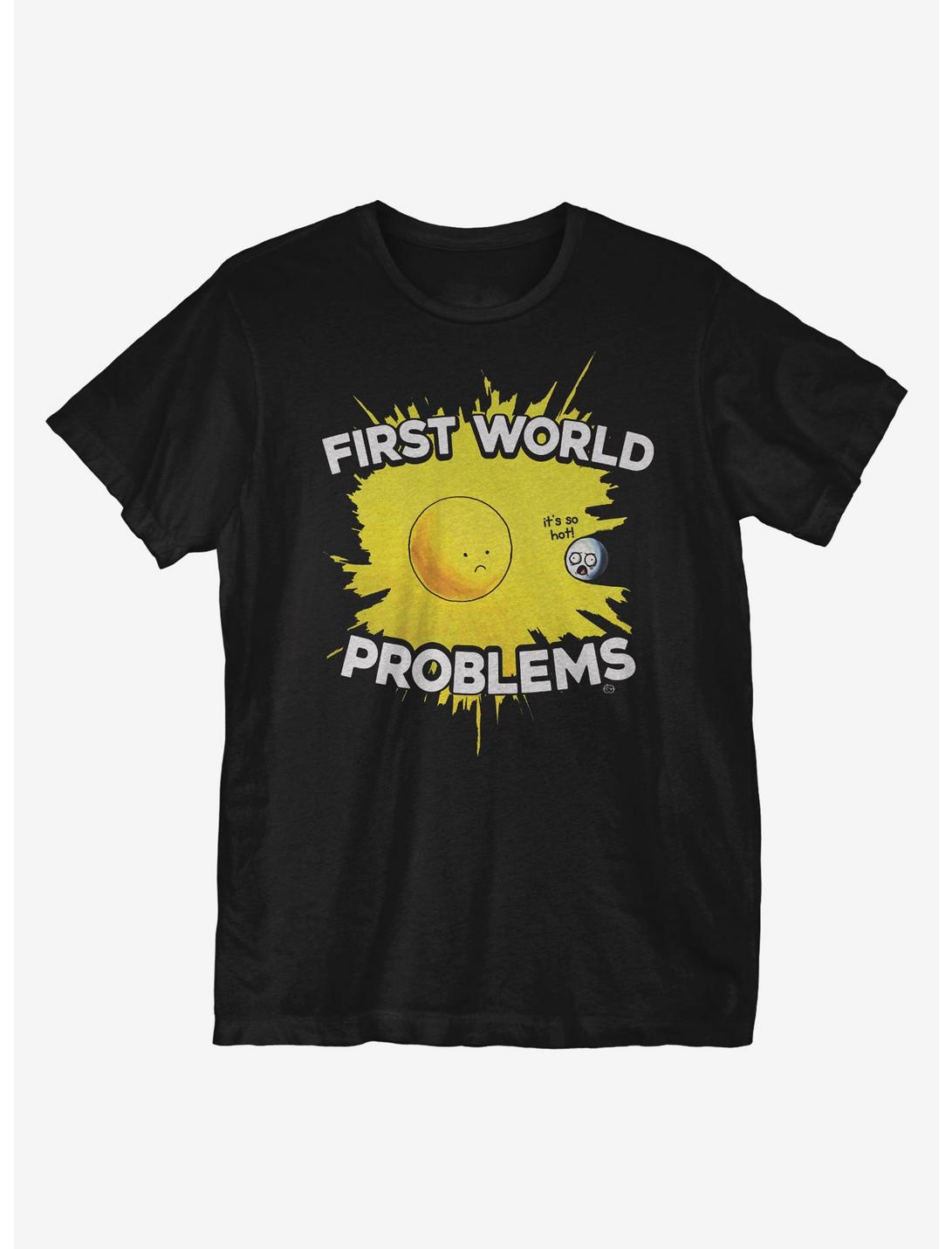 First World Problems T-Shirt, BLACK, hi-res