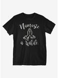 Namaste a While T-Shirt, BLACK, hi-res