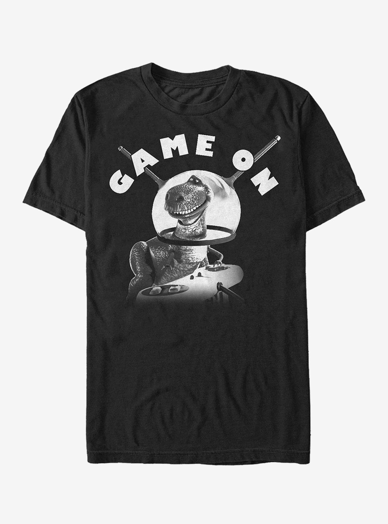 Disney Pixar Toy Story Rex Game On T-Shirt, BLACK, hi-res