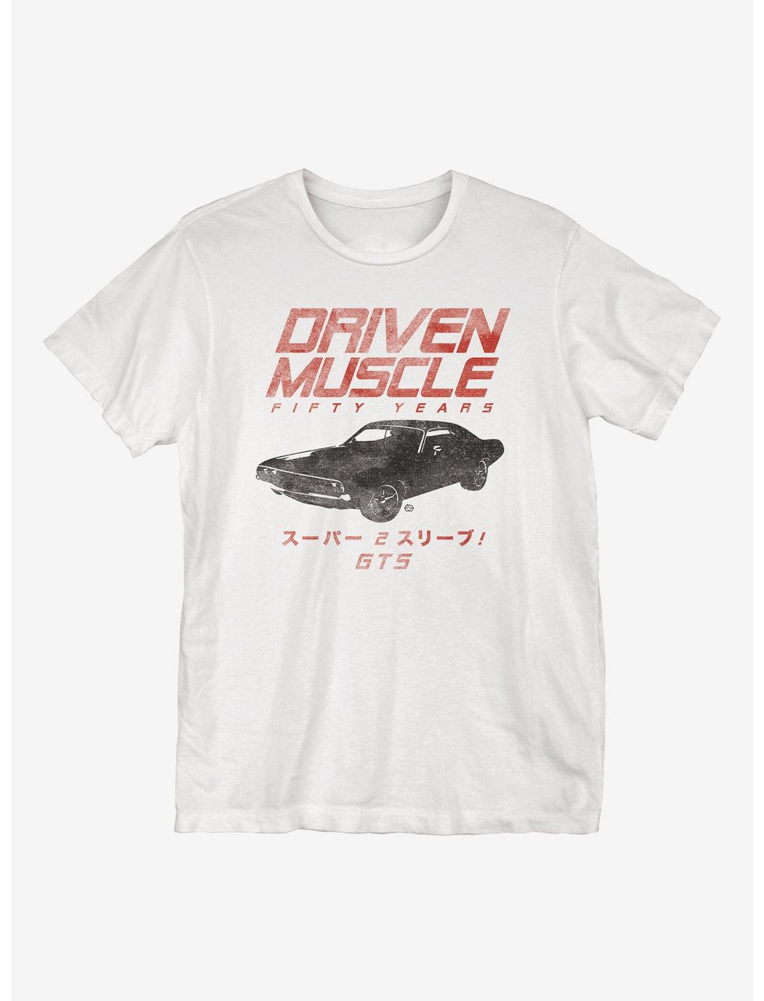 Driven Muscle T-Shirt, WHITE, hi-res