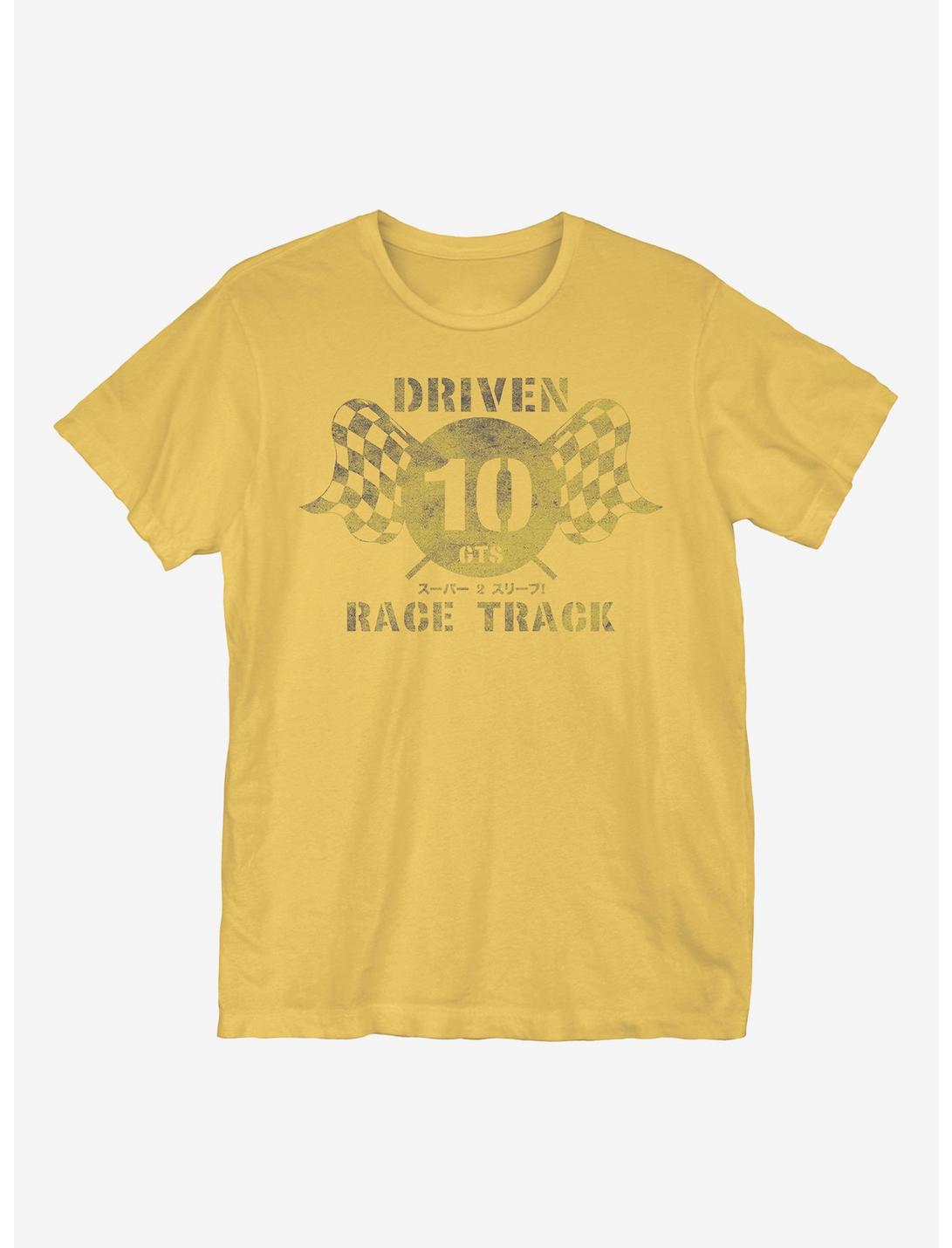 Driven Race Track T-Shirt, SPRING YELLOW, hi-res
