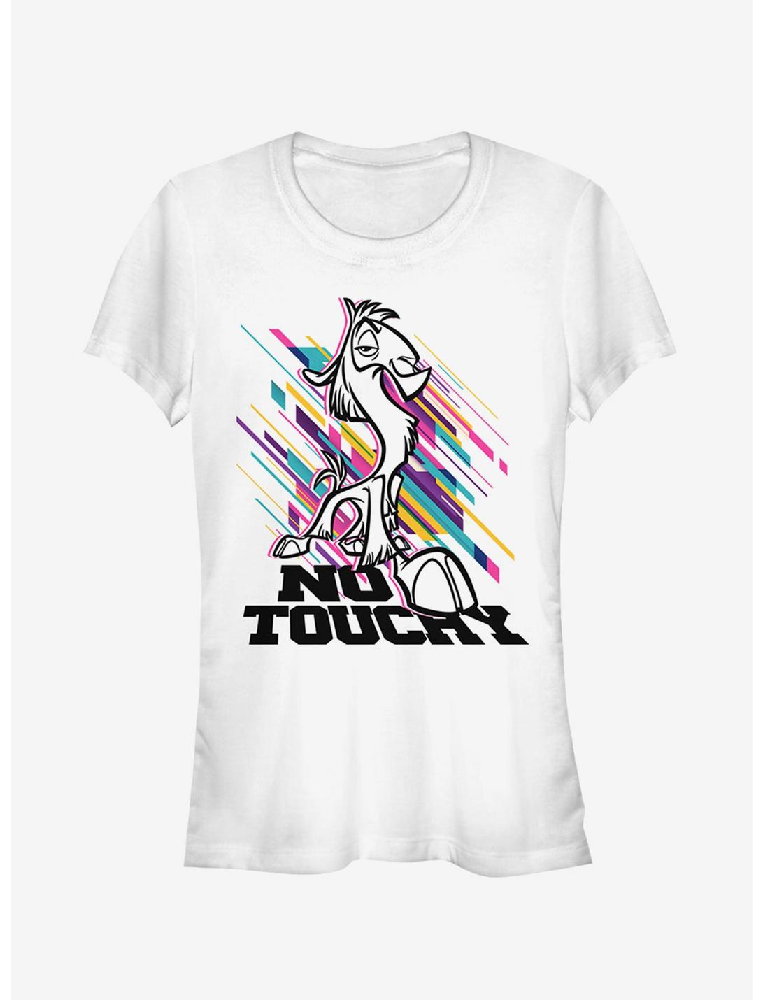 Disney The Emperor's New Groove No Touchy Streaks Girls T-Shirt, WHITE, hi-res