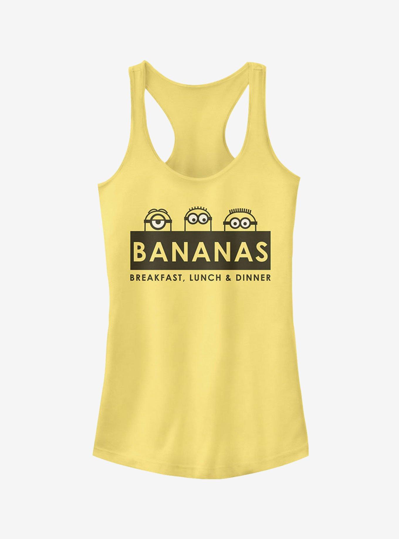 Minions Banana Girls Tank Top, BANANA, hi-res