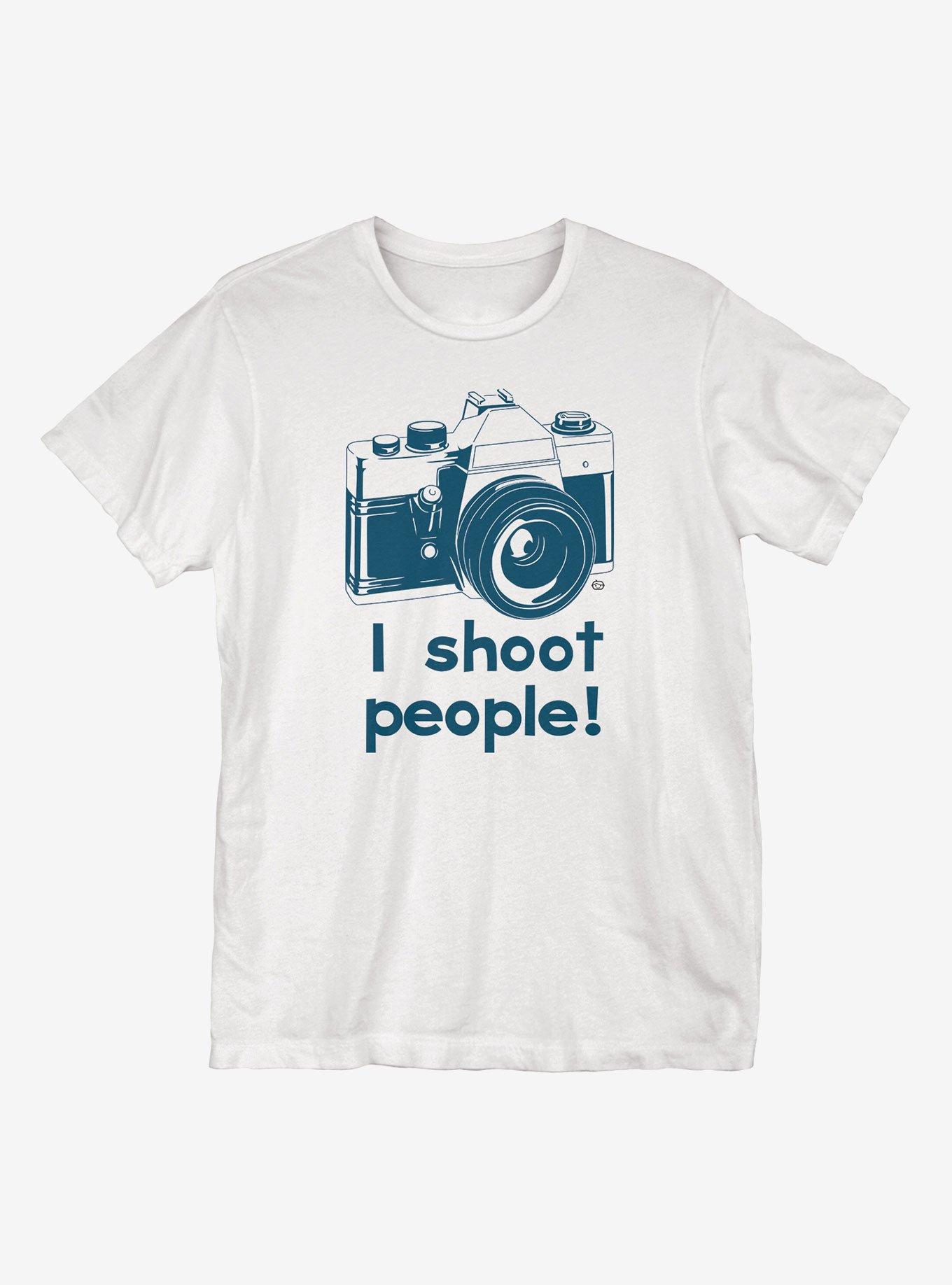 I Shoot People T-Shirt, WHITE, hi-res