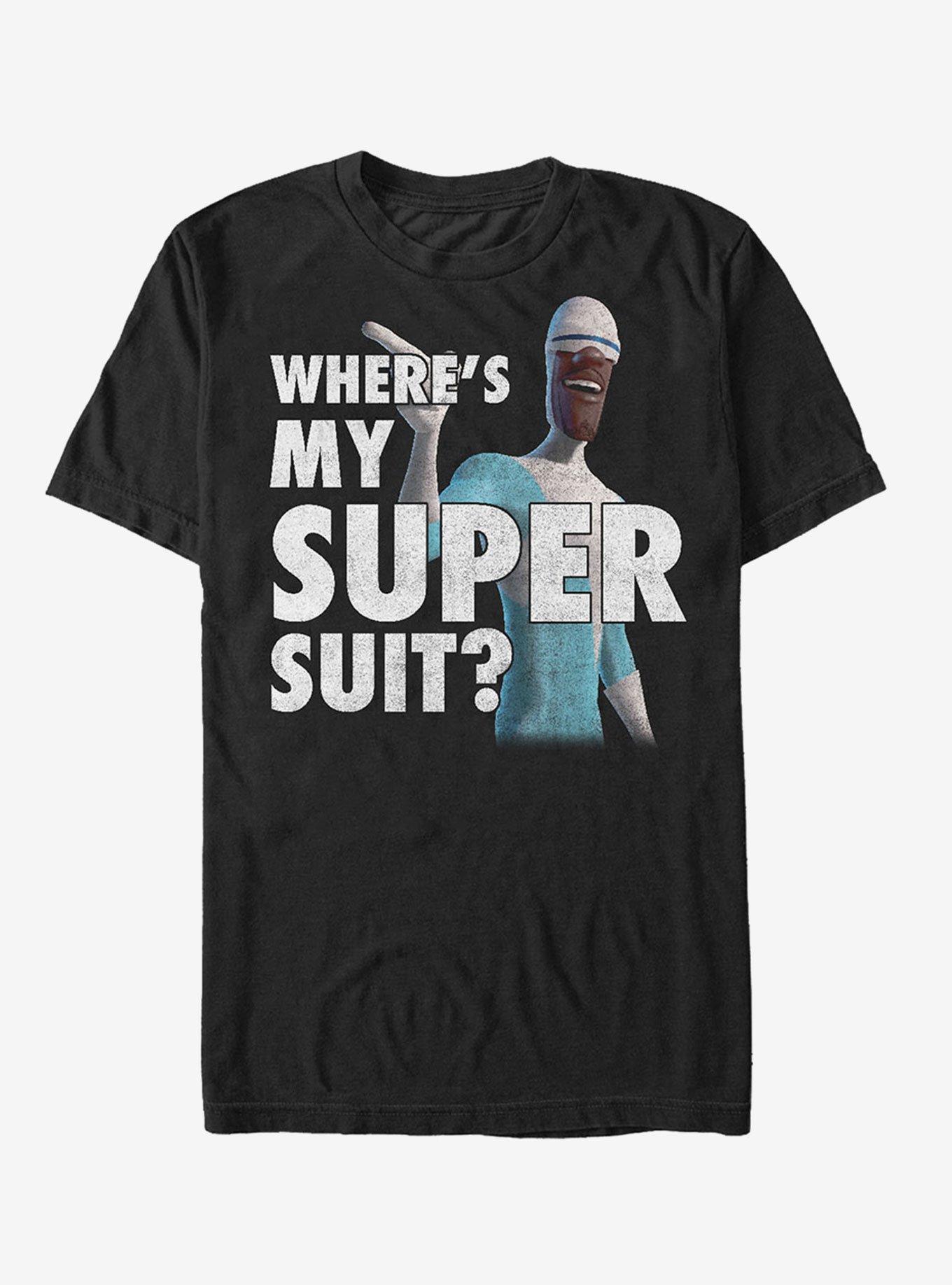 Disney Pixar The Incredibles Frozone Super Suit T-Shirt, BLACK, hi-res