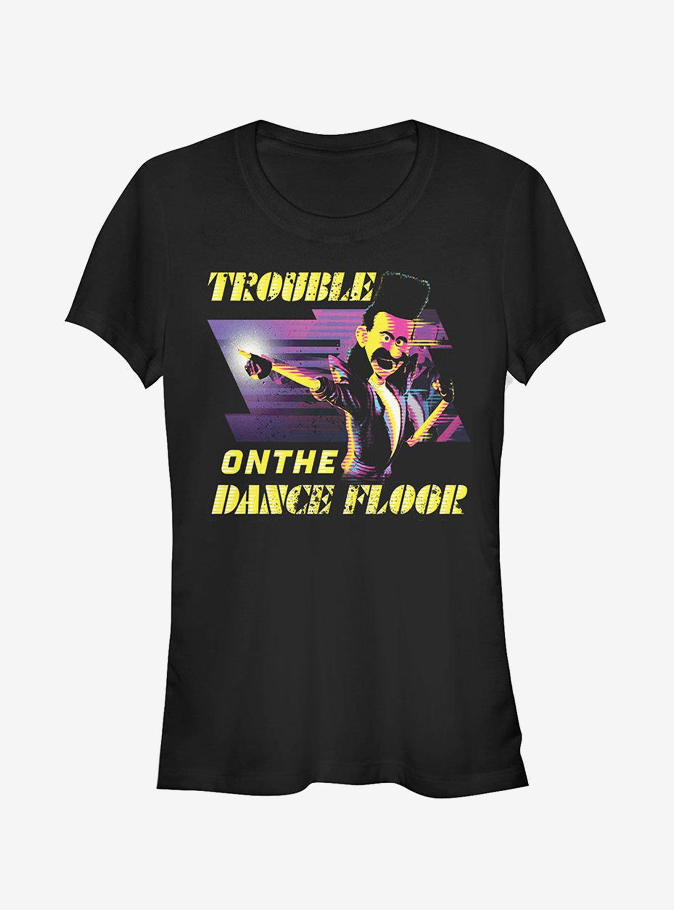 Minion Balthazar Trouble Dance Floor Girls T-Shirt, BLACK, hi-res