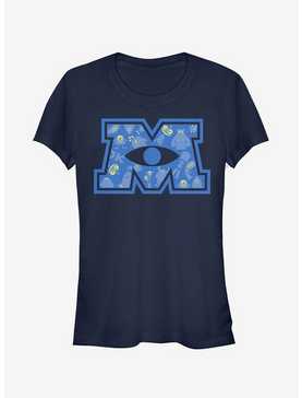 Disney Pixar Monsters Inc M Eyeball Logo Girls T-Shirt, , hi-res