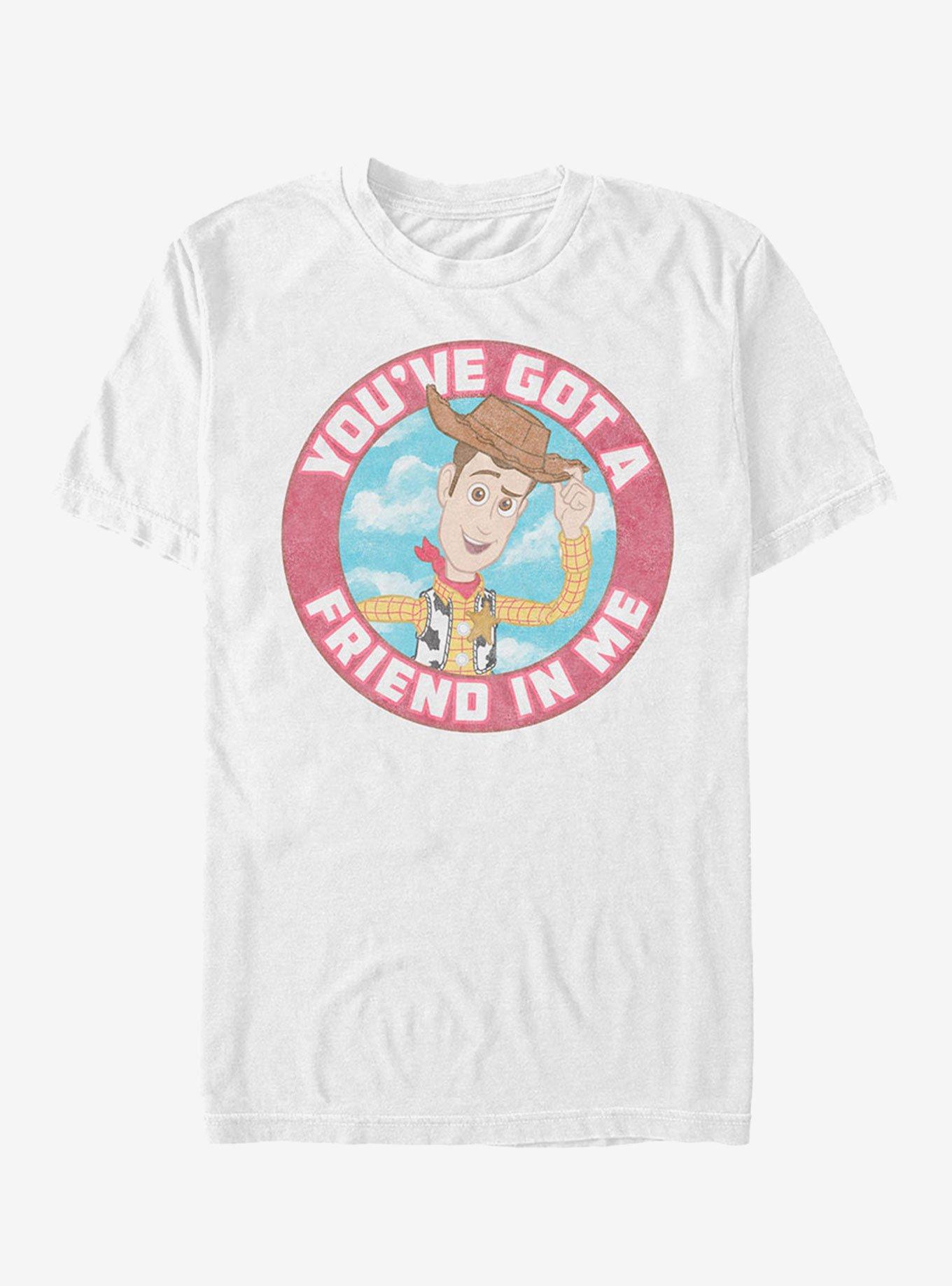 Disney Pixar Toy Story Friend in Me Woody Circle T-Shirt, WHITE, hi-res