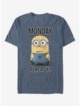 Minion Monday Already T-Shirt, NAVY HTR, hi-res