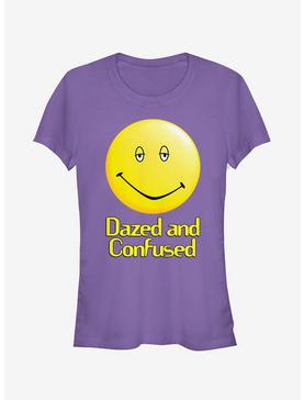 Dazed and Confused Big Smile Logo Girls T-Shirt, PURPLE, hi-res