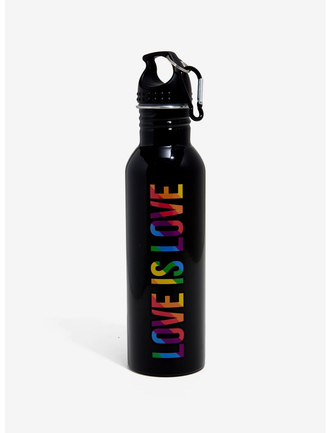 Love Is Love Carabiner Water Bottle, , hi-res