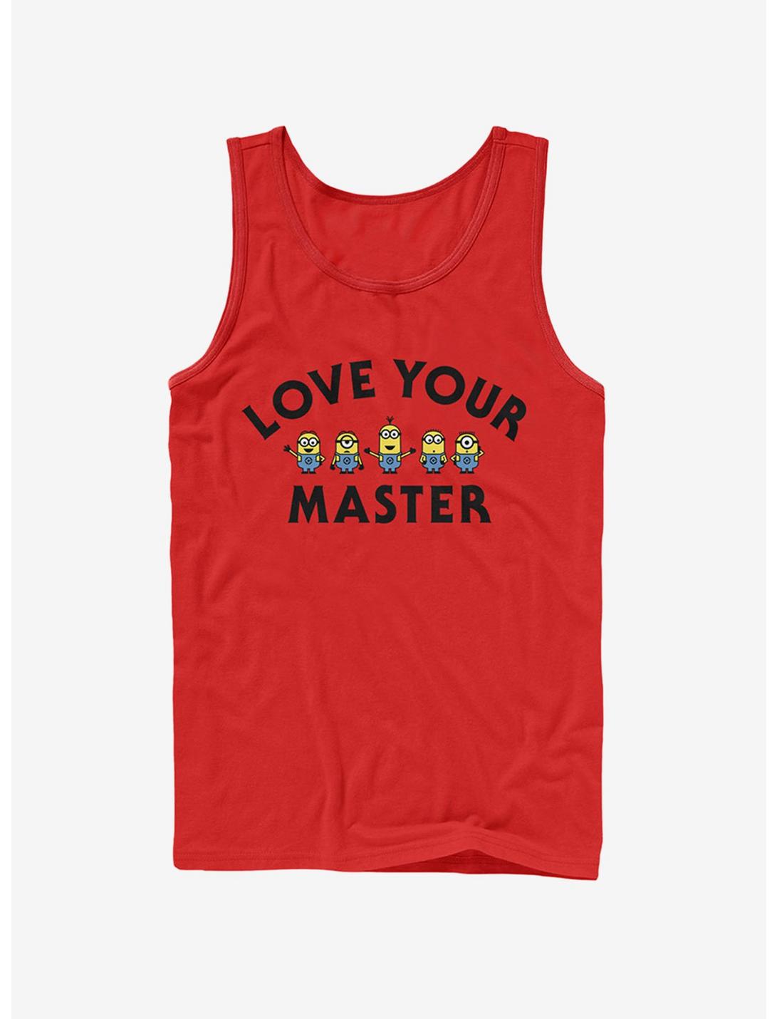 Minion Love Master Tank Top, RED, hi-res