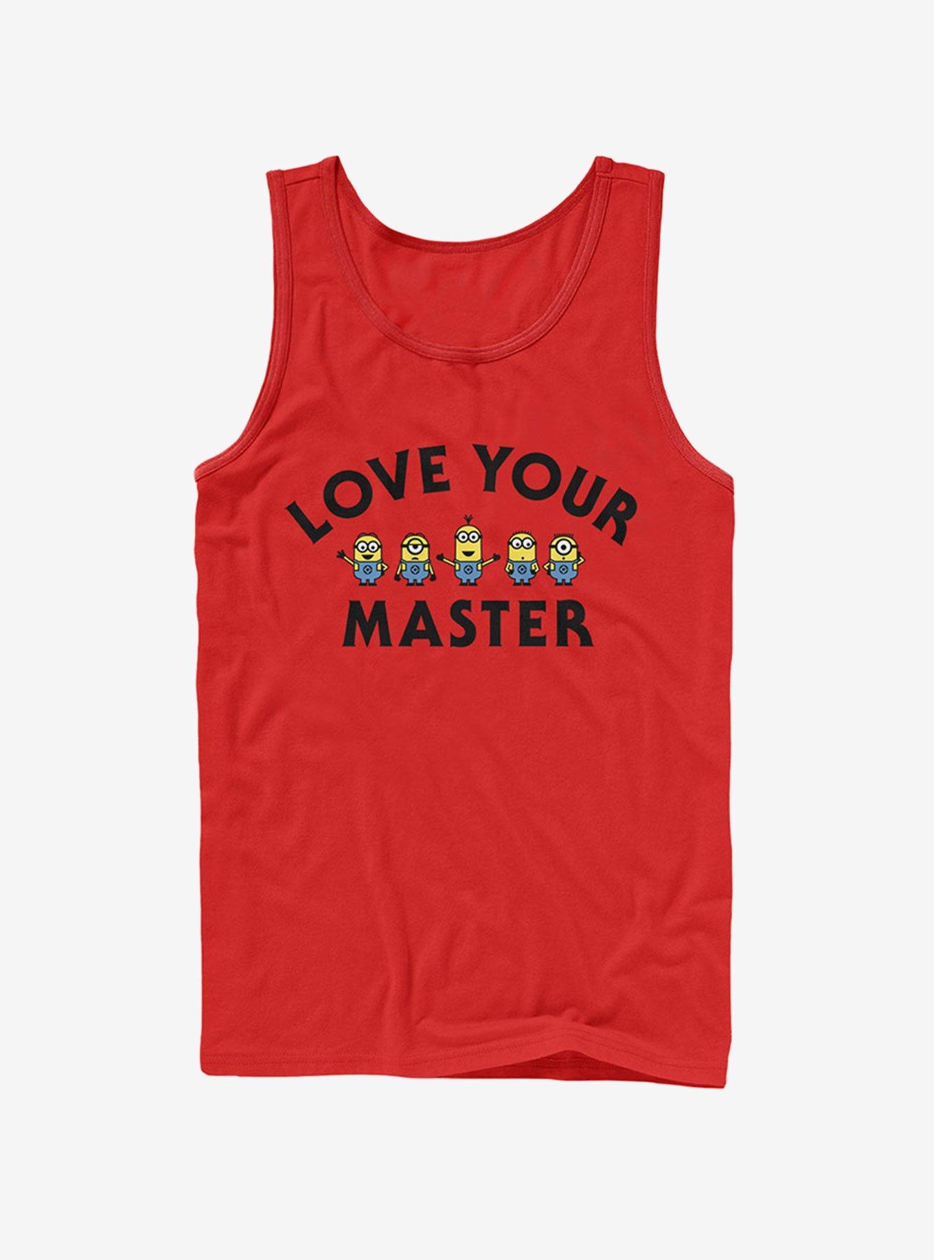 Minion Love Master Tank Top, RED, hi-res