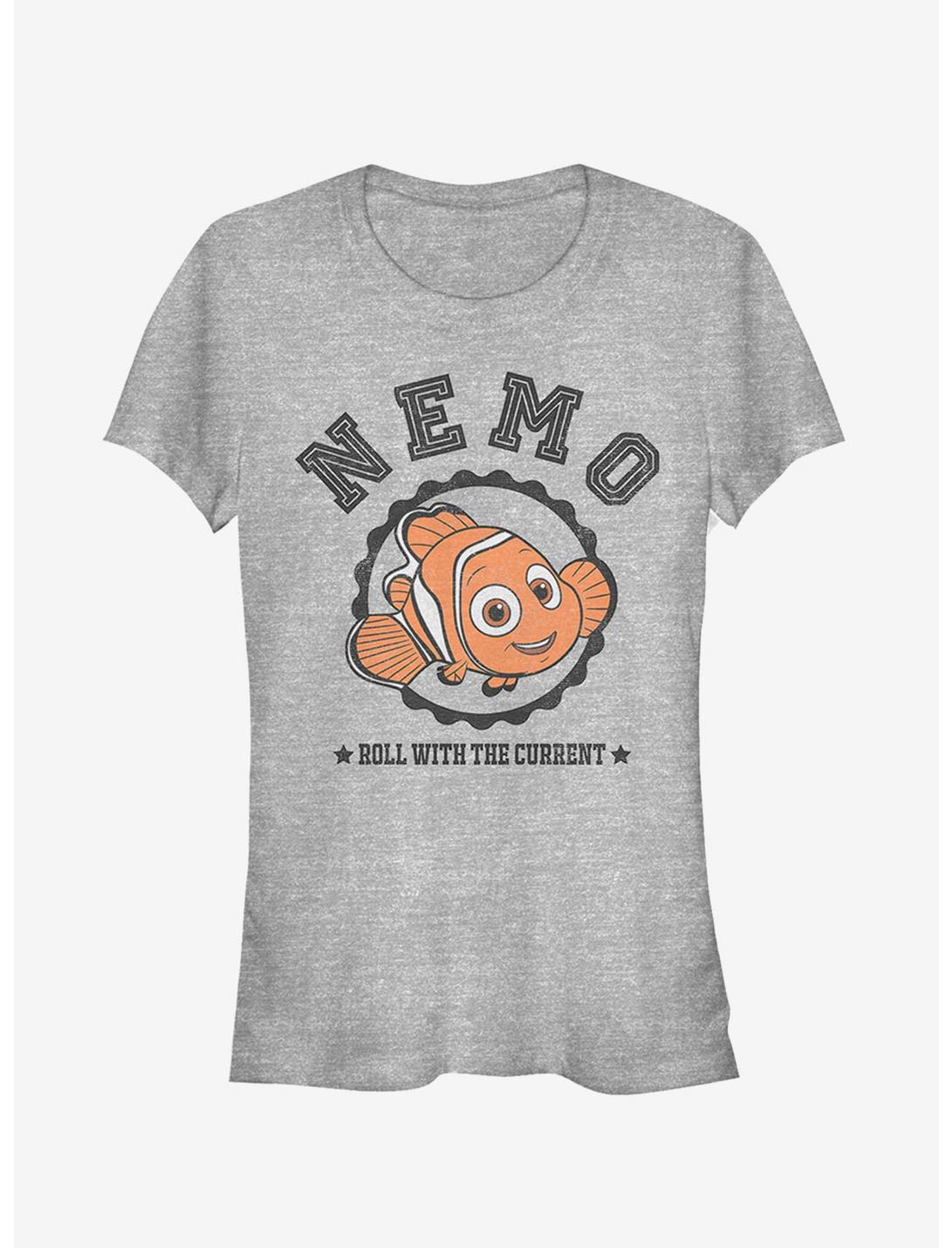 Disney Pixar Finding Dory Nemo Roll with Current Girls T-Shirt, ATH HTR, hi-res