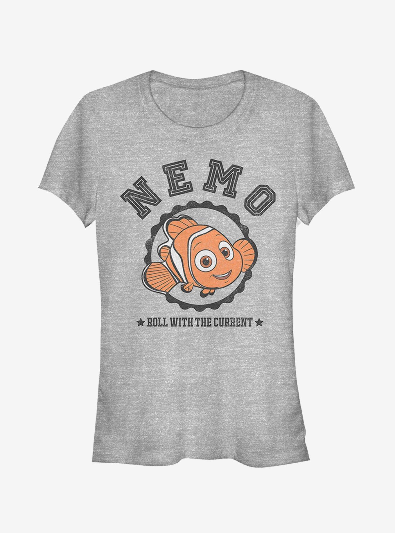 Disney Pixar Finding Dory Nemo Roll with Current Girls T-Shirt, ATH HTR, hi-res