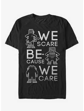 Disney Pixar Monsters Inc Scare Because We Care T-Shirt, , hi-res