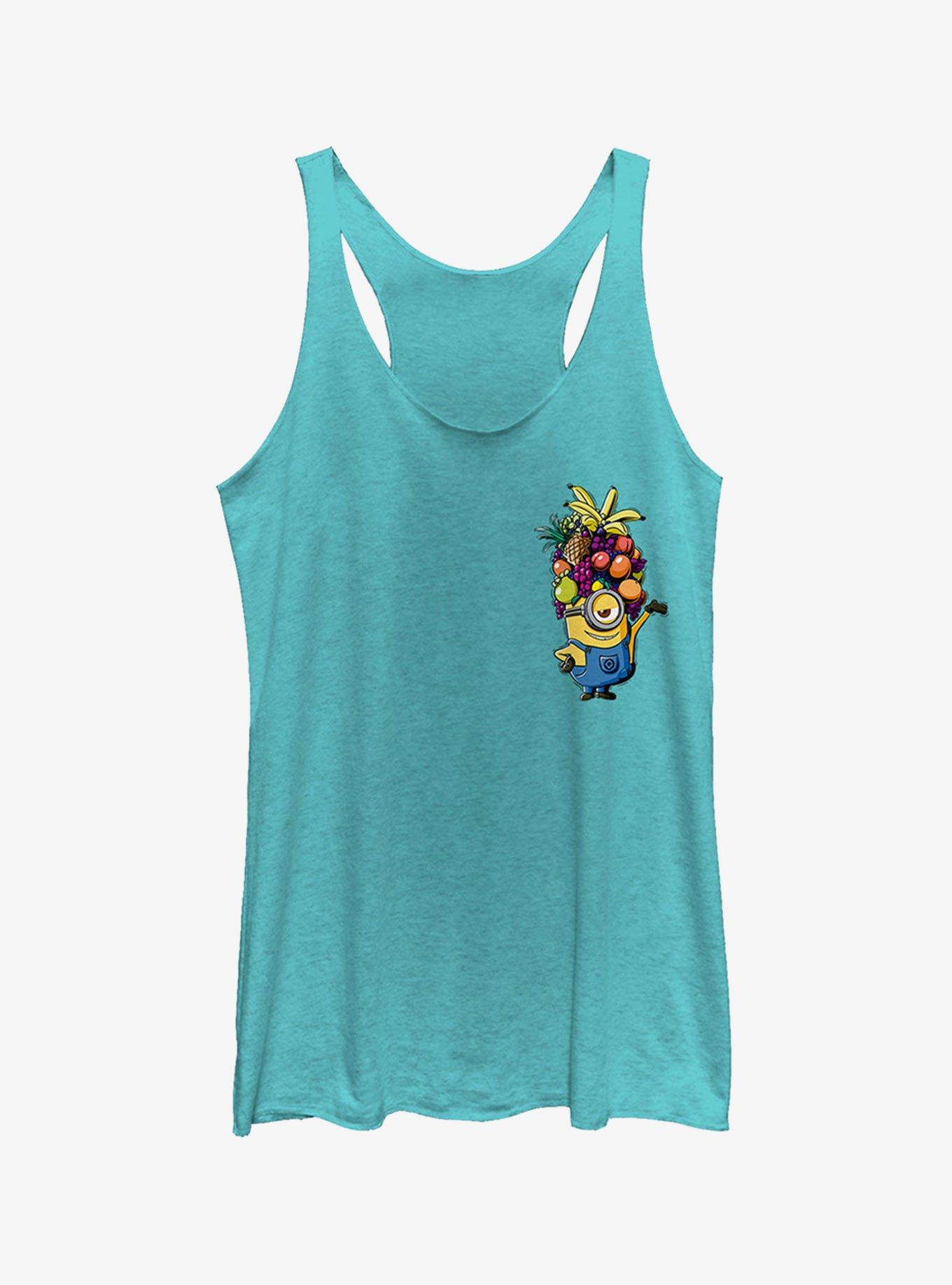 Minion Fruit Hat Girls Tank Top, TAHI BLUE, hi-res