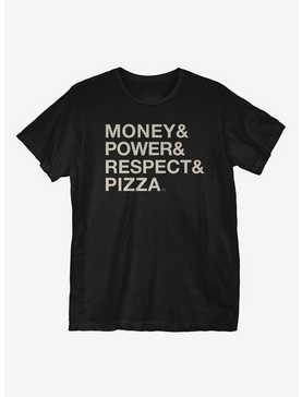 Money Power Respect Pizza T-Shirt, , hi-res
