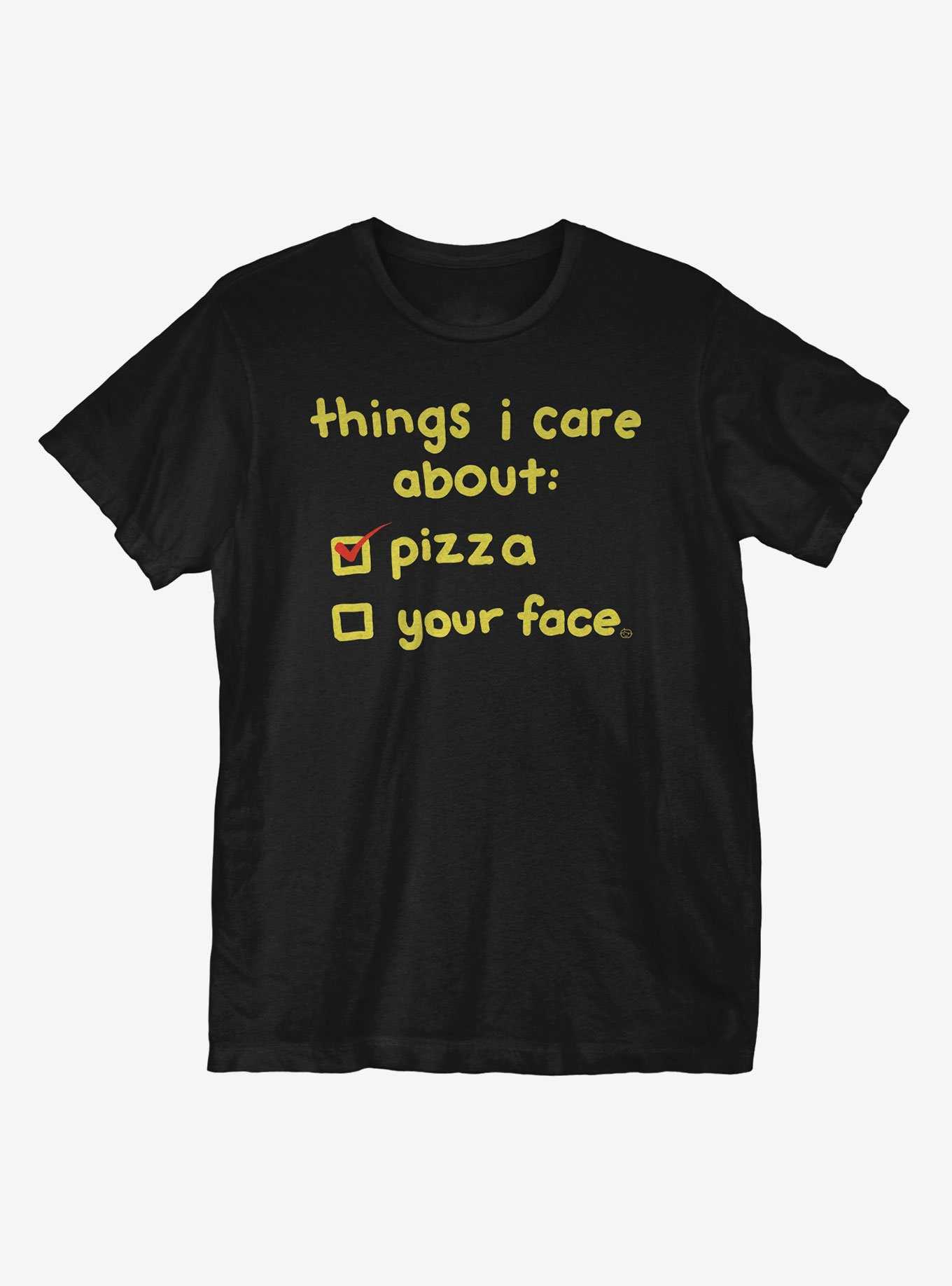 Pizza vs. Face T-Shirt, , hi-res