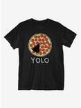 Yolo Pizza T-Shirt, BLACK, hi-res