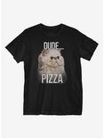 Dude Pizza T-Shirt, BLACK, hi-res