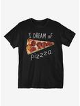 I Dream of Pizza T-Shirt, BLACK, hi-res