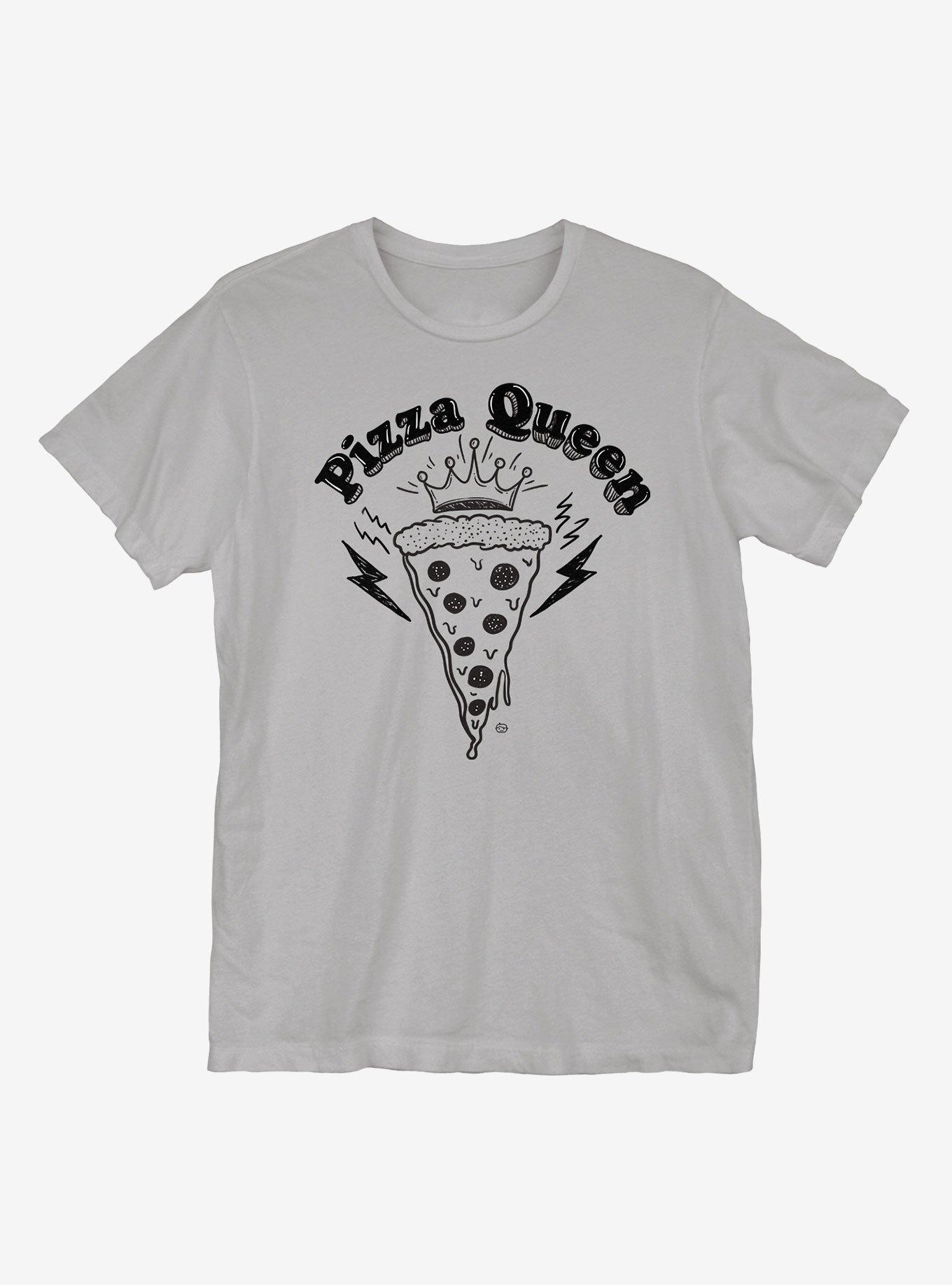 Pizza Queen T-Shirt - GREY | Hot Topic