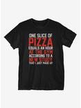 Slice of Pizza T-Shirt, BLACK, hi-res
