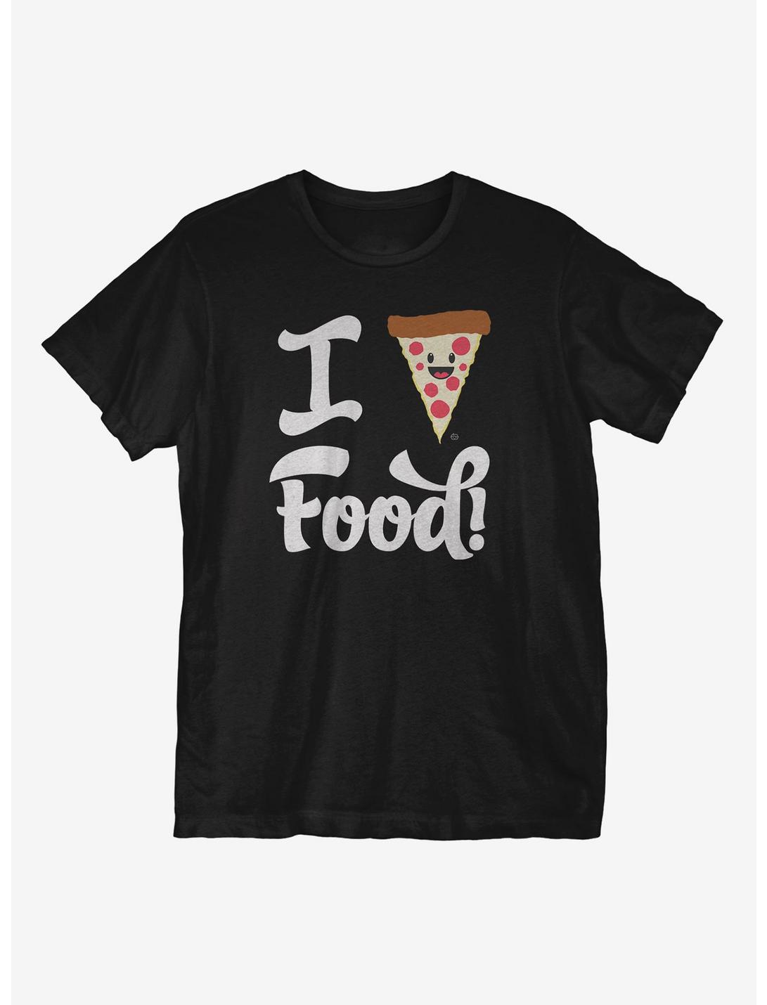 I Pizza Food T-Shirt, BLACK, hi-res